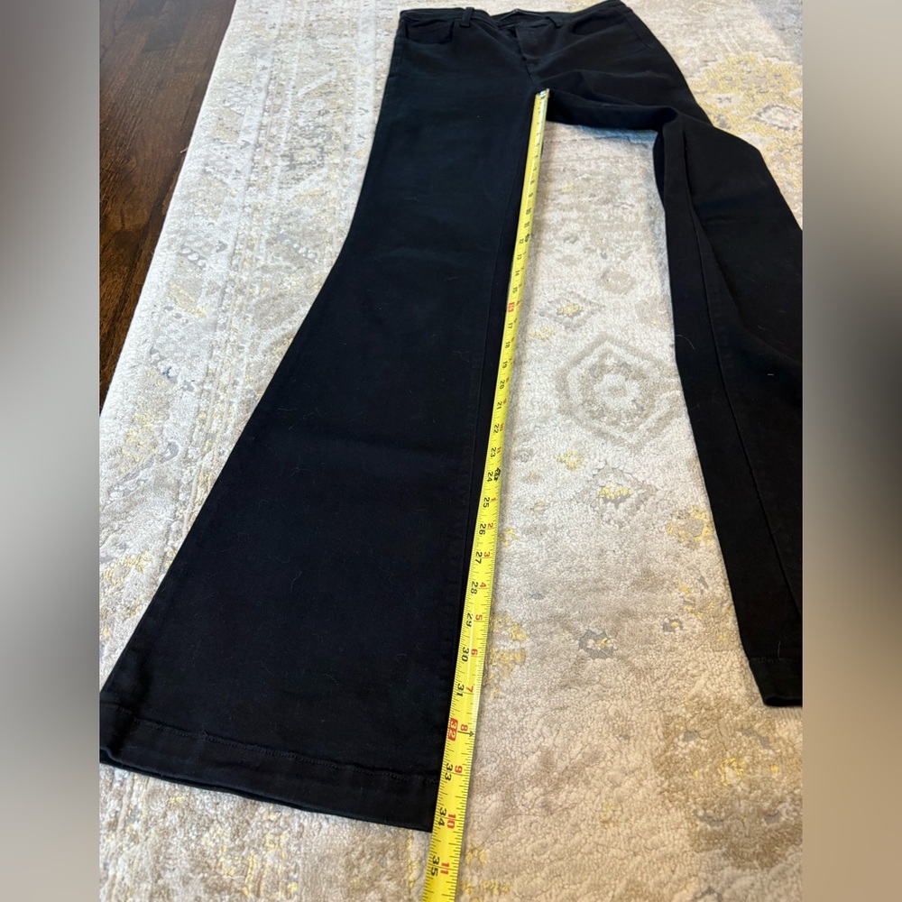 J Brand Maria High Rise Flare Jeans in Jet Black inseam 34 - Picture 14 of 14